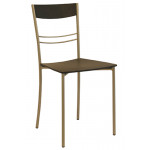 OASIS-316 καρέκλα μεταλλική σατινέ ξύλο ΕΠΙΛΟΓΗΣ, 41x46x81